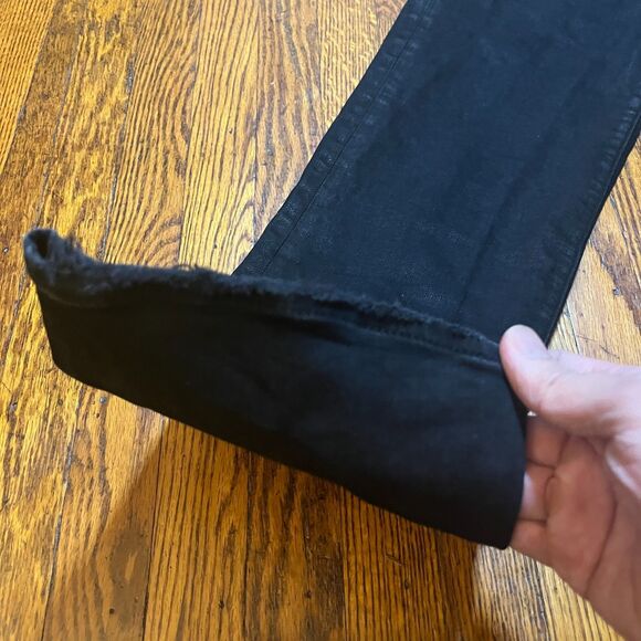 Purple Brand P001 Slim Fit Jeans Men's Size 40x34 Black Denim Frayed Hem - Picture 11 of 13